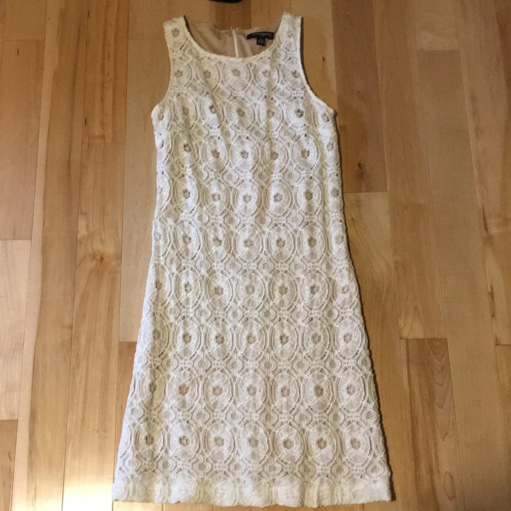 White lace dress